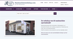 Desktop Screenshot of naaimachinewebshop.com