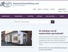 Tablet Screenshot of naaimachinewebshop.com
